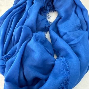 🦋 Sapphire Blue Cotton Scarve